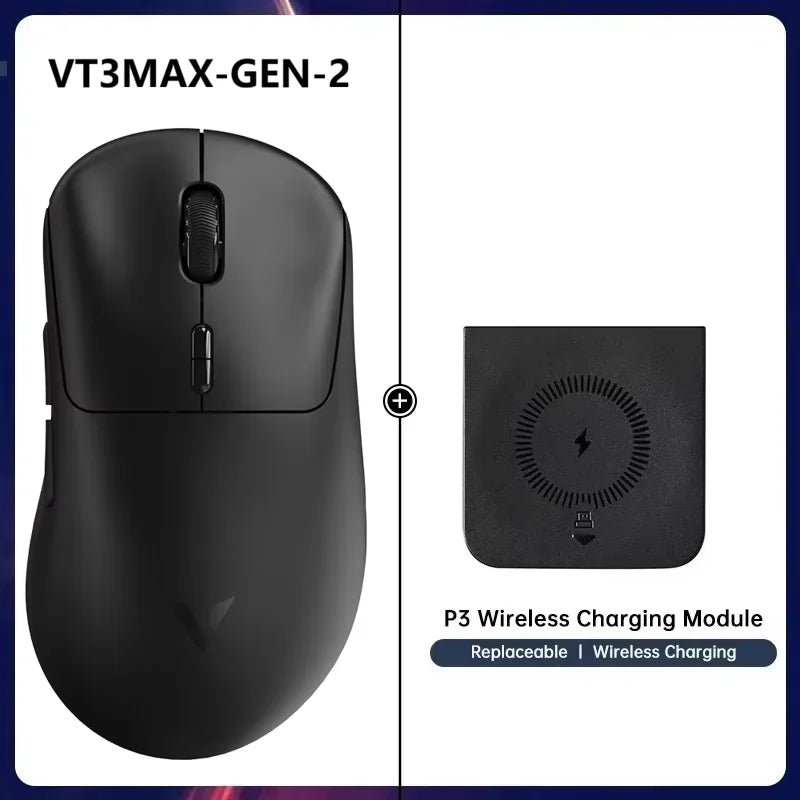 Rapoo VT3 GEN-2 Wireless Gaming Mouse 53g Lightweight 8KHz Polling Rate 26000DPI 10 Programmable Buttons Optical Sensor