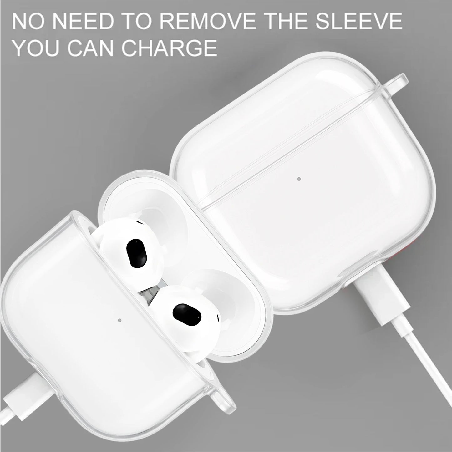 Frosted Transparent Earphone Case For Airpods 4 Generation Clear Soft TPU Bluetooth Headphone Protector Cover For Airpods 4