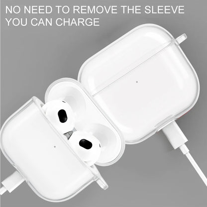 Frosted Transparent Earphone Case For Airpods 4 Generation Clear Soft TPU Bluetooth Headphone Protector Cover For Airpods 4