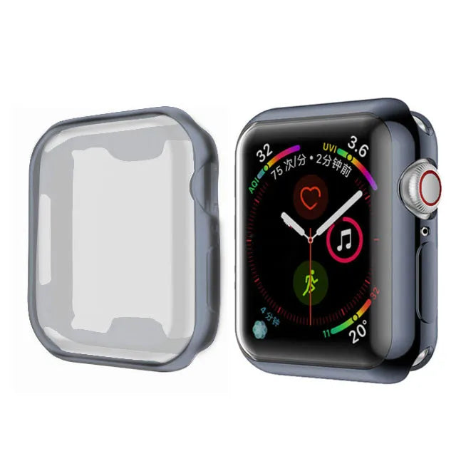 Screen Protector Case For Apple Watch Ultar 2 49mm Full TPU bumper Cover iwatch series 9 8 7 6 SE 45mm 41mm 44mm 40mm 42mm 38mm