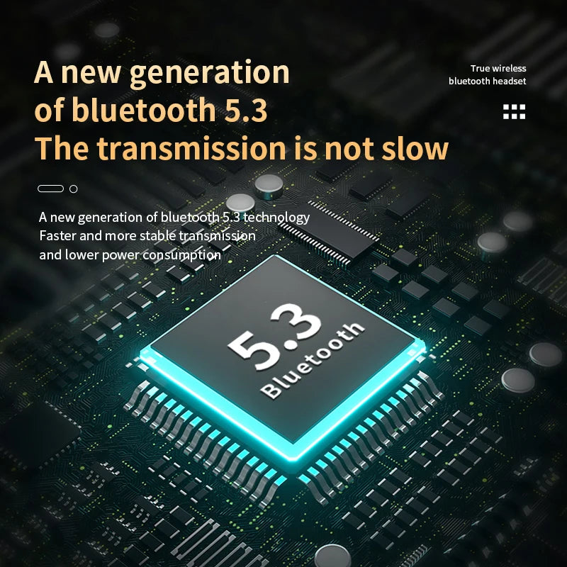 New M90 Pro Bluetooth 5.3 Earphones Wireless Headphones Touch Control Gamer Headset HIFI Stereo Noise Reduction earbuds With Mic