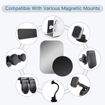 5/10pcs Magnetic Metal Plate Disk Car Phone Holder Stickers Magnetic Patch Sticker for Tablet Mobile Phone Car Stand Mount