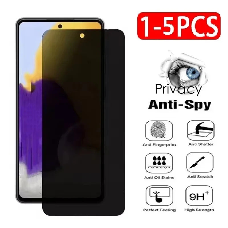 1-5Pcs Privacy Tempereed Glass Screen Protector Anti-Spy for MOTO G13 G32 G42 G53 G72 G22s E13 G24 Power G Play 2024
