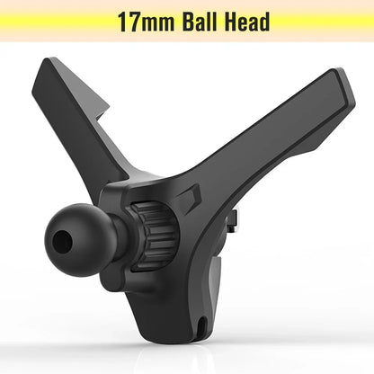 1PCS Car Air Vent Clip 17mm Ball Head Car Phone Holder Mount Universal Car Air Outlet Hook Clamp for Mobile Phone GPS Brackets