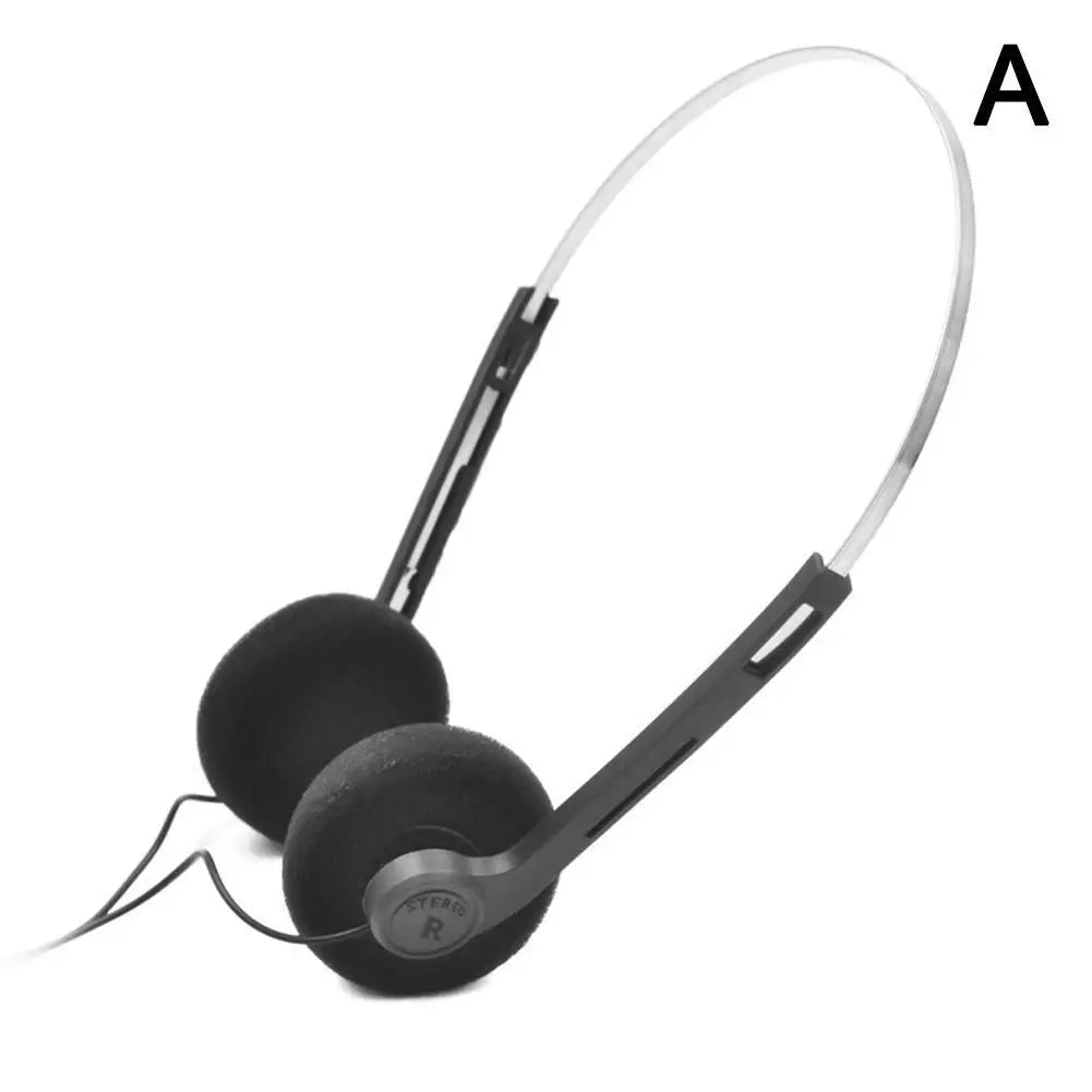 MP3 Earphones 3.5MM Retro Nostalgic Earphones, Personalized Walkman Classic Sports CD Photography Props Wired Headphones