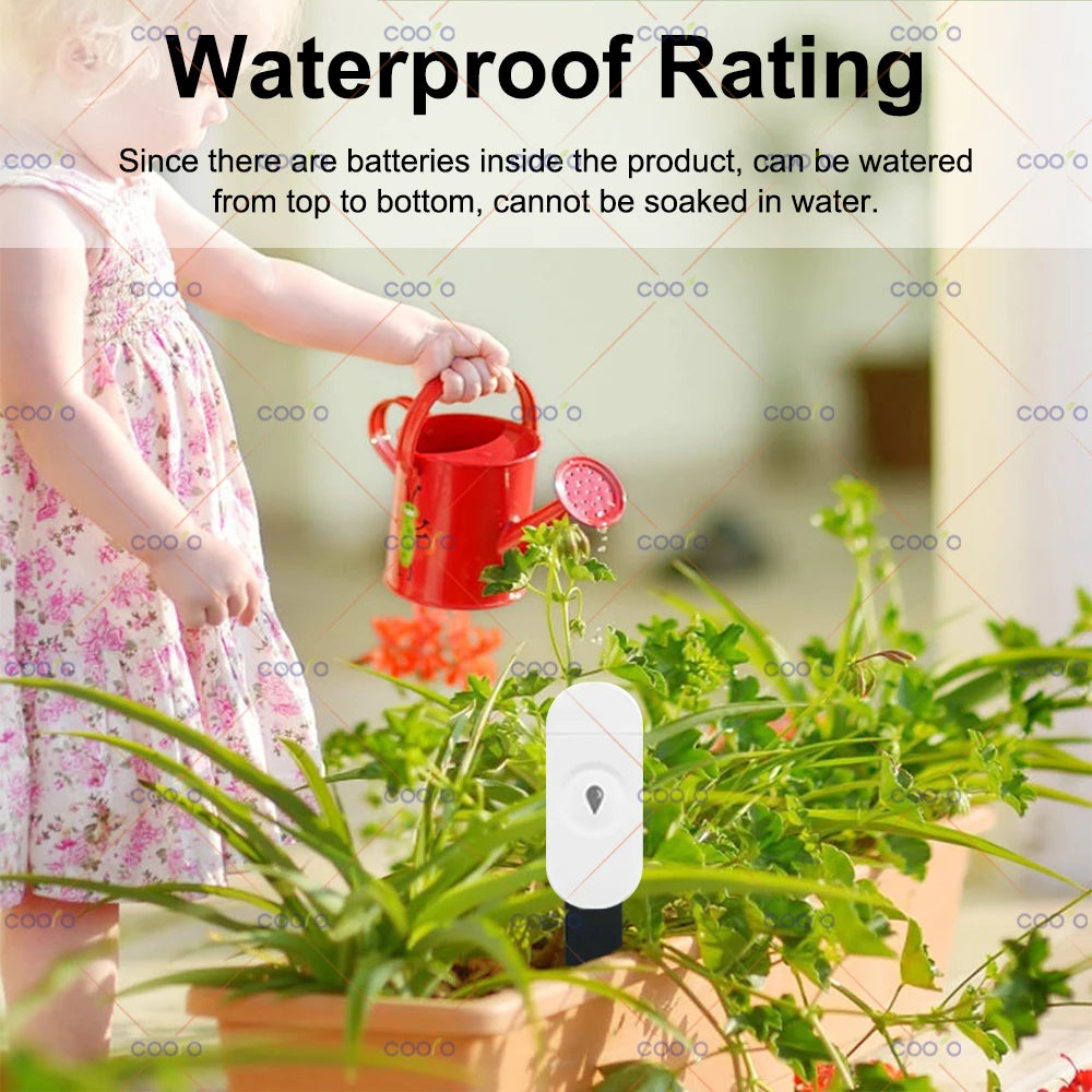 ZigBee Soil Moisture Sensor Humidity Temperature Tester Garden Automation Irrigation Detector Support Home Assistant Zigbee2MQTT