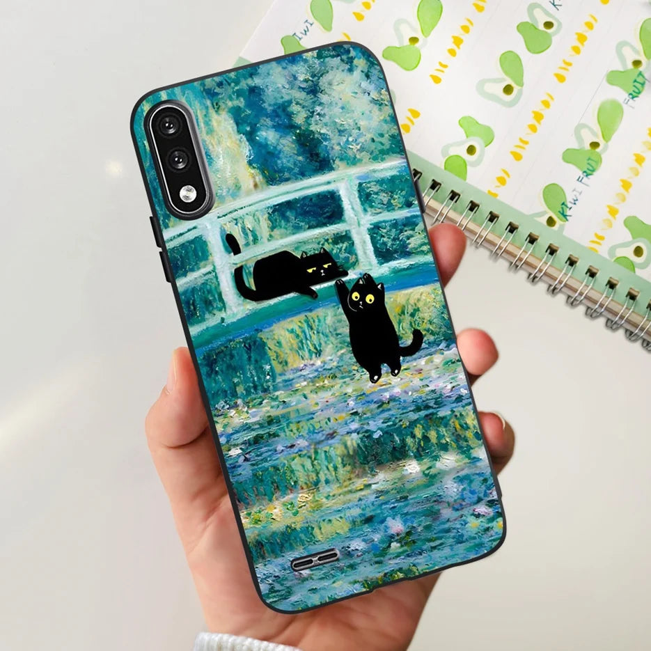 For LG K22 2020 Case LM-K200 New Fashion Painted Cover Shockproof Phone Case For LG K22 K 22 LGK22 Soft Fundas 6.2'' Coque Shell