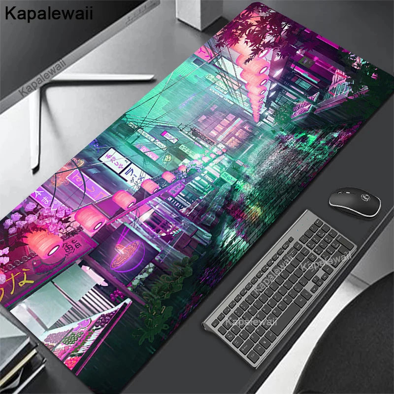 Large Personalized Art Gaming Mouse Pad Anime Rubber Edge Computer Mousepad Laptop Desk Mat Locking System for Gamers