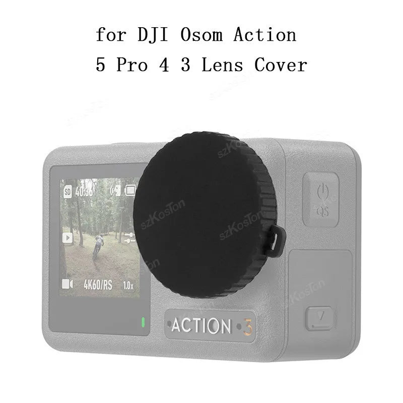 For DJI Osmo Action 5 Pro HD Tempered Glass 9H Screen Protector  Lens Cap Anti-Scratch Durable Full Camera Protective Film