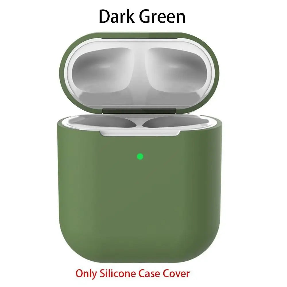 New Ultra Thin Slim Silicone Case Cover Wireless Earphones Pouch Protective Skin Sleeve Protector For Airpods 2