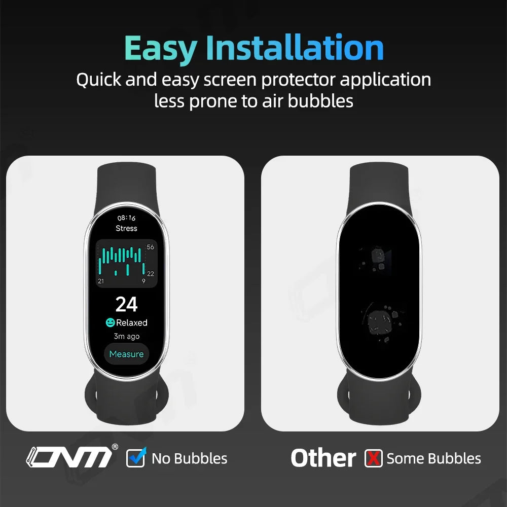Hydrogel Film for Xiaomi Mi Band 10 Screen Protector Anti-scratch, HD Clear Full Coverage Soft Protective Film Accessories