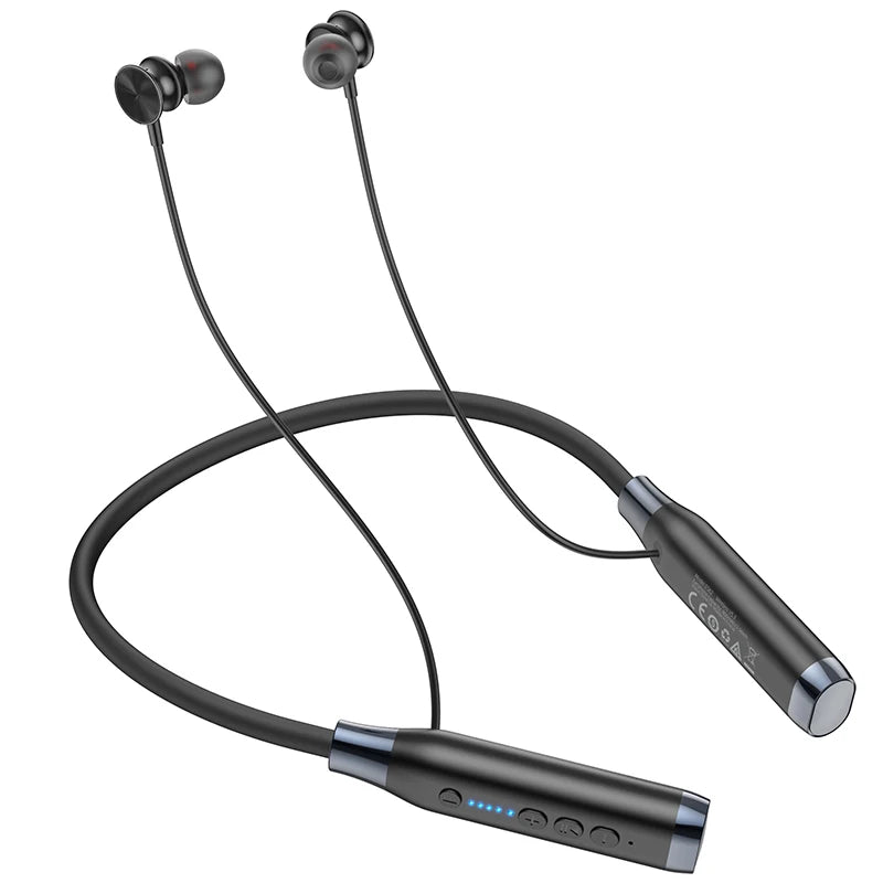 HOCO Neck Band Bluetooth 5.3 Magnetic Sports Runnung Earphones Support Bluetooth TF Card Playback Music Headset Longtime Standby