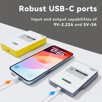Heltec MeshPocket Qi2 Magnetic Power Bank Meshtastic Powered 5000/10000mah 15W Wireless Fast Charging Wireless iPhone Android