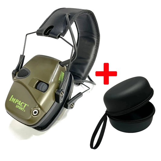 SALE!Earmuffs Active Headphones with Case for Shooting Electronic Hearing protection Headset Noise Reduction hunting headphone