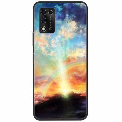 For ZTE Libero 5G II Case Marble Soft Silicone Protective Back Covers for ZTE Libero 5G III A202ZT 2022 5GIII Flower Coque TPU
