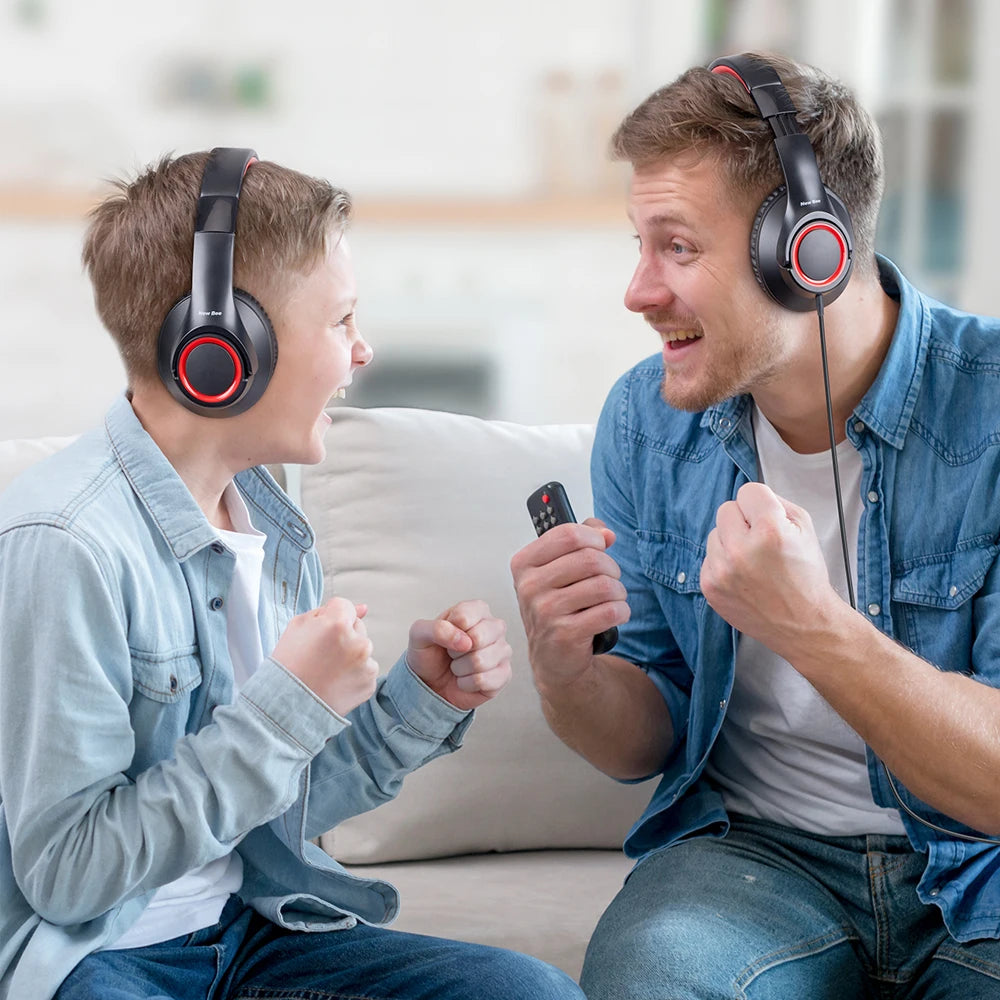New Bee Kids Headphones Wired Headphone Schools Safe Volume 94db Foldable Headphone Soft Ear Pad Libraries Study Music Chidren