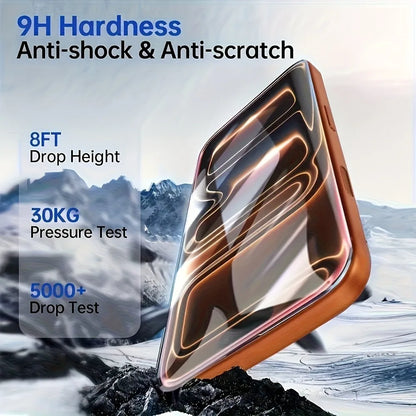 5Pcs Ultra Clear Tempered Glass for iPhone 17 16 15 14 Pro Max Air 15 16 Plus Screen Protector for iPhone 13 12 11 Pro XR XS Max