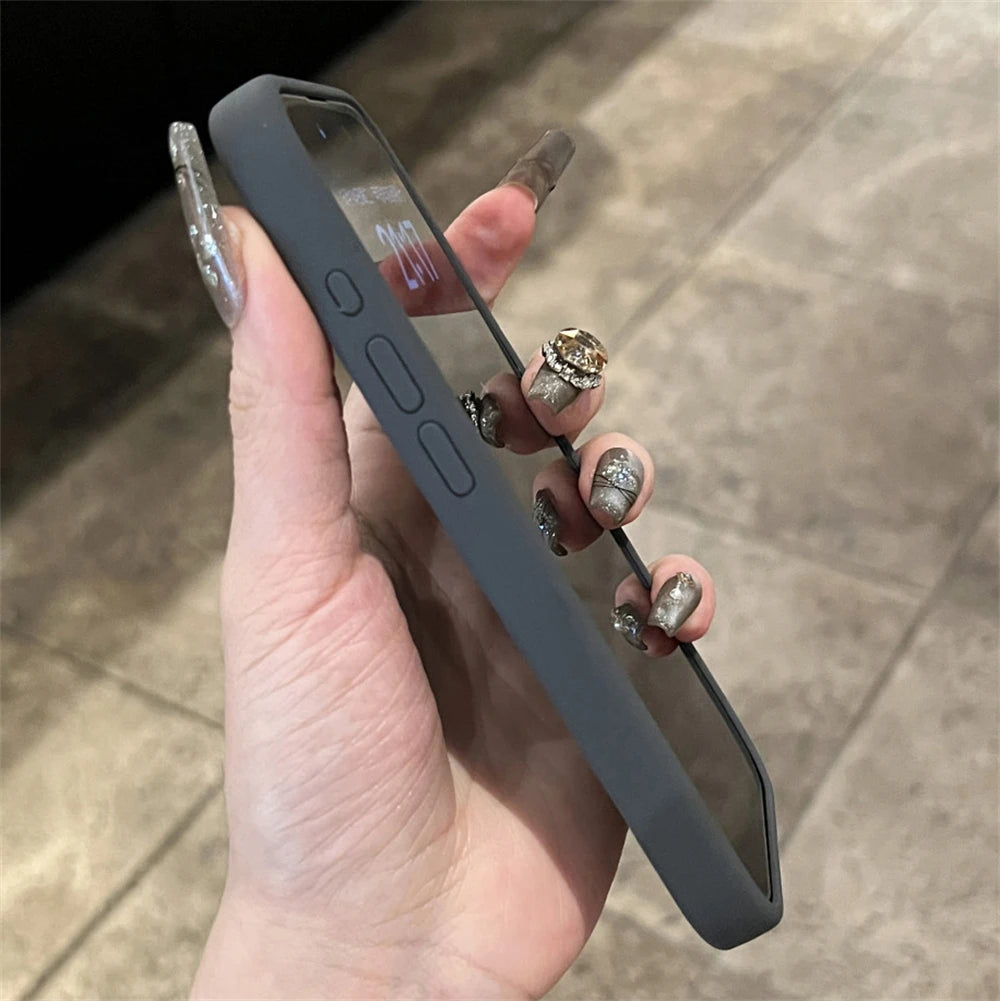 Liquid Silicone Magnetic Case For iPhone 17 16 15 13 14 12 Pro Max For Magsafe Wireless Charging Solid Color Shockproof Cover