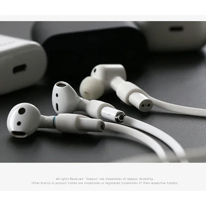Headphone Neck Strap For AirPods 4 Anti-Lost Silicone Earphone Rope Holder Cable Wireless Bluetooth Headphone Neck Strap