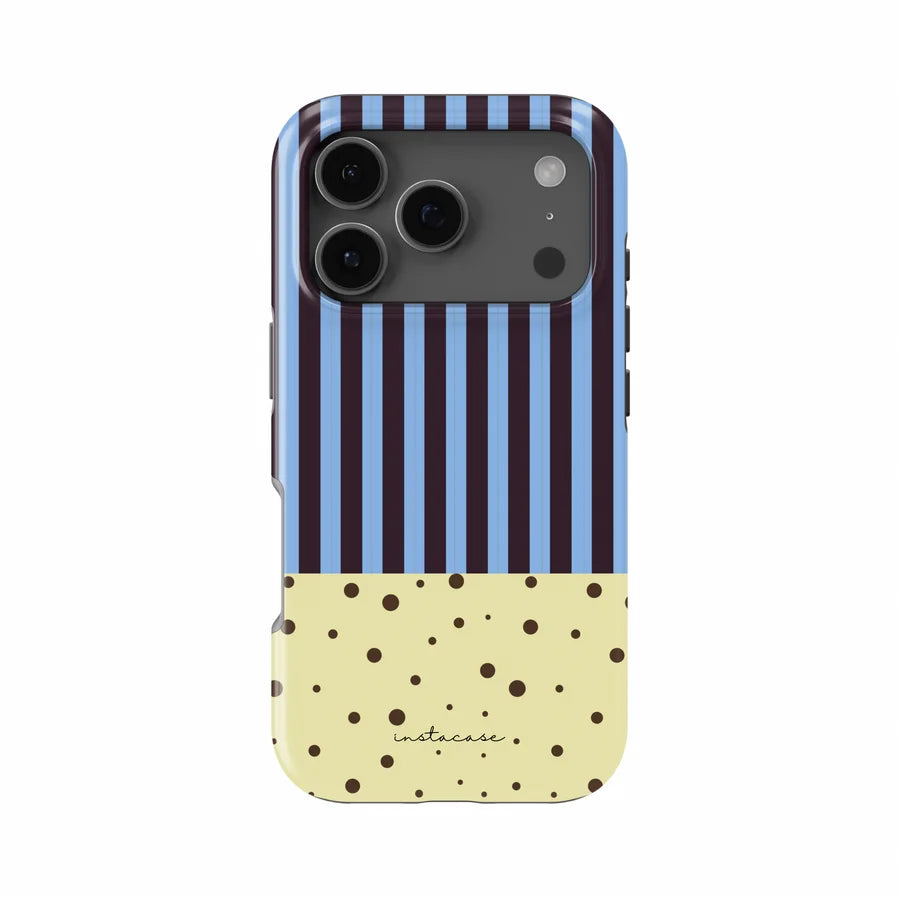 Vintage Dachshund Duck & Plaid Stripe Phone Case for iPhone 17 17e 16e 16 15 14 13 12 11 Air Pro Max Plus Double-layer BackCover