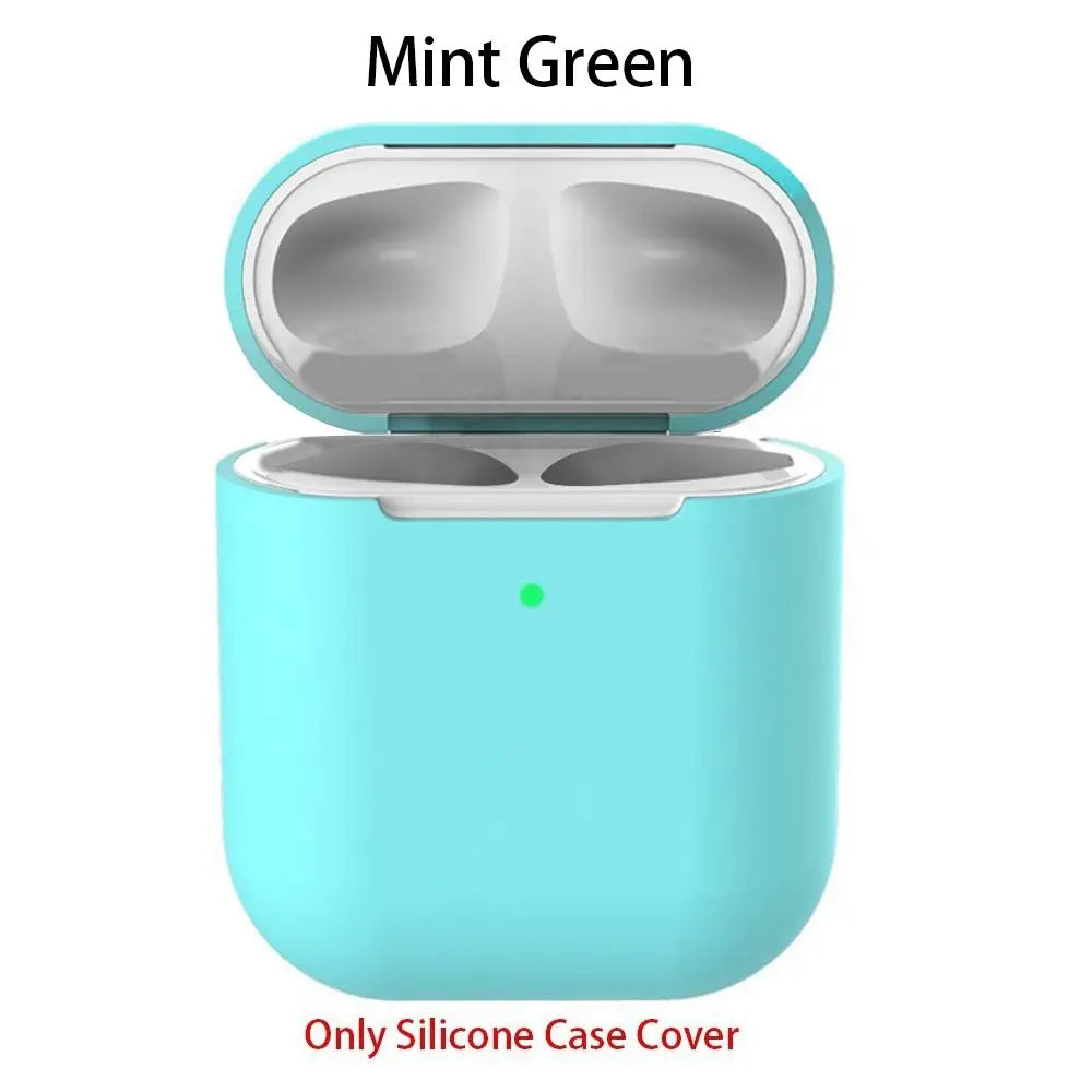 New Ultra Thin Slim Silicone Case Cover Wireless Earphones Pouch Protective Skin Sleeve Protector For Airpods 2