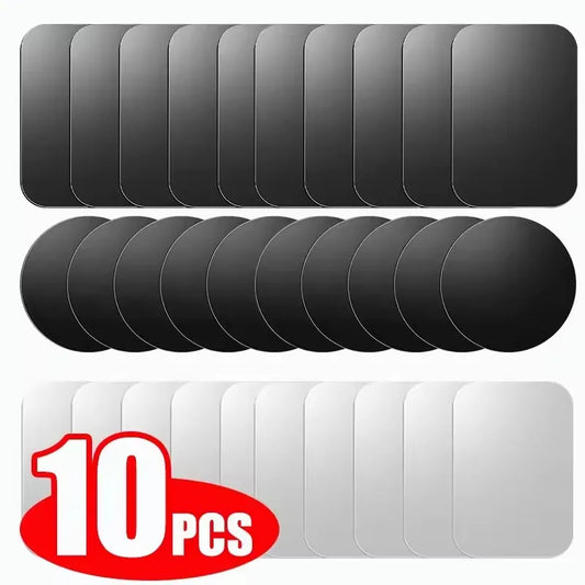 5/10pcs Magnetic Metal Plate Disk Car Phone Holder Stickers Magnetic Patch Sticker for Tablet Mobile Phone Car Stand Mount