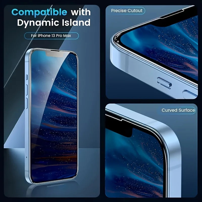 5Pcs Tempered Glass for iPhone 16 15 14 13 12 11 Pro Max Plus 16e Screen Protector For IPhone 17 Pro Max 17Air XR XS Max Glass