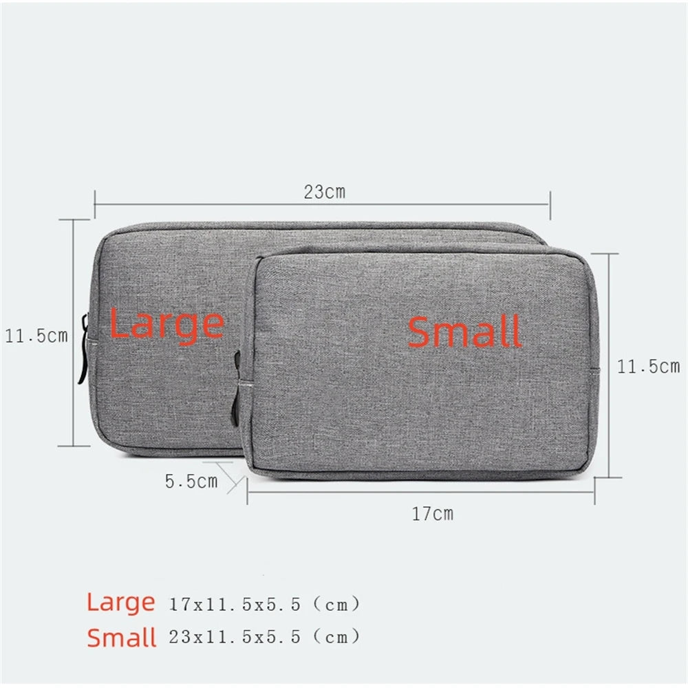 1pc Storage Bag Cable Cord Organizer Portable Digital Storage Bag for Watch,Cable,Power Bank,Charger,Charging Cords,Mouse