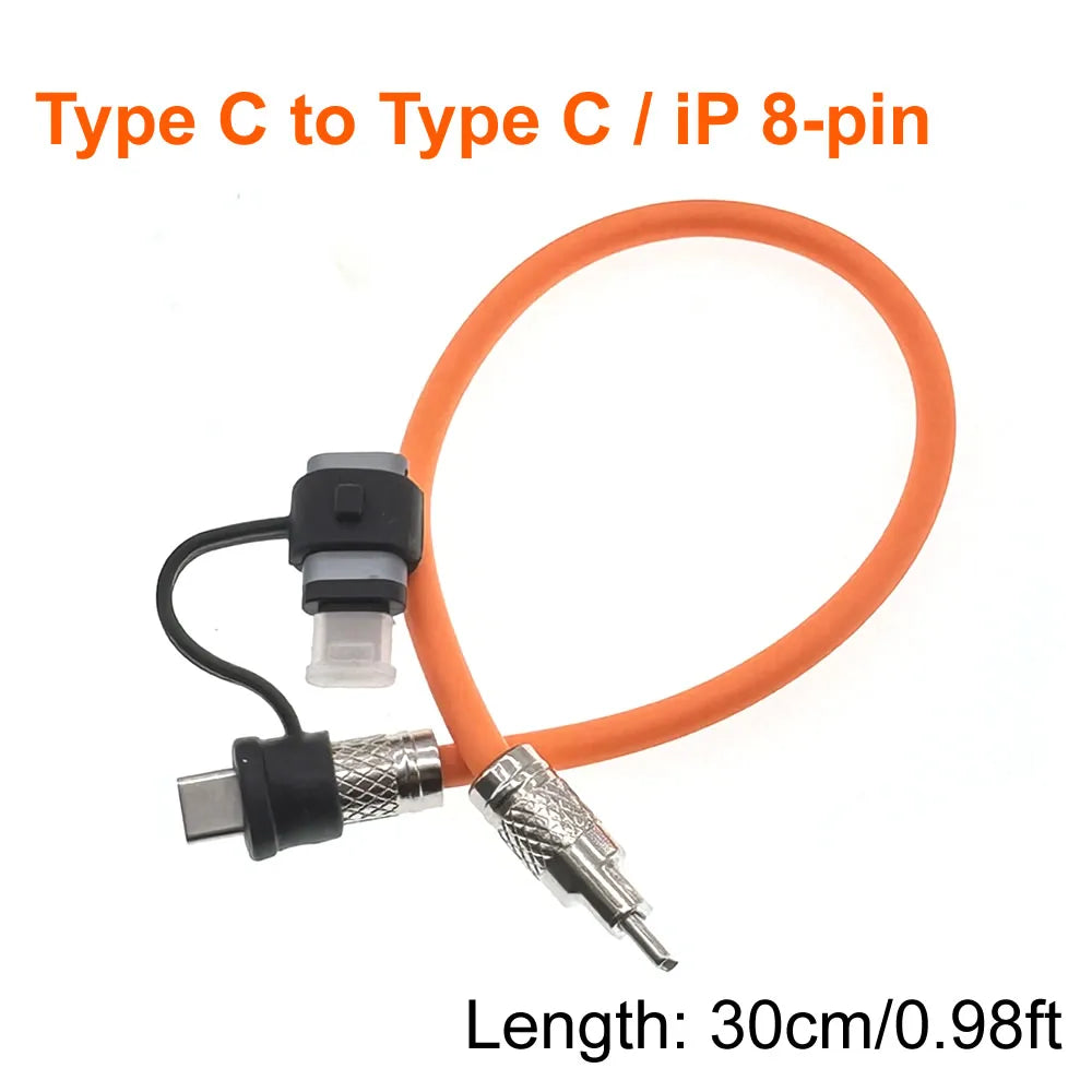 66W USB C to Type C Fast Charging Cable 0.3M Short Cable Type c Data Cord for Power Bank Laptop/Tablet/Phone Portable Charge