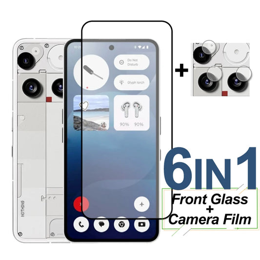 Full Cover Tempered Glass For Nothing Phone 3 Glass Screen Protector Protective Phone Rear Camera Lens Film On Nothing Phone 3