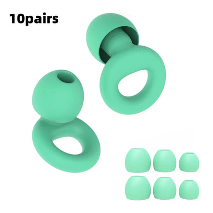 Concert Ear Plugs, High Fidelity Noise Cancelling Silicone Ear Plugs, Reusable Ear Plugs for Musicians, , Focus and Sleep