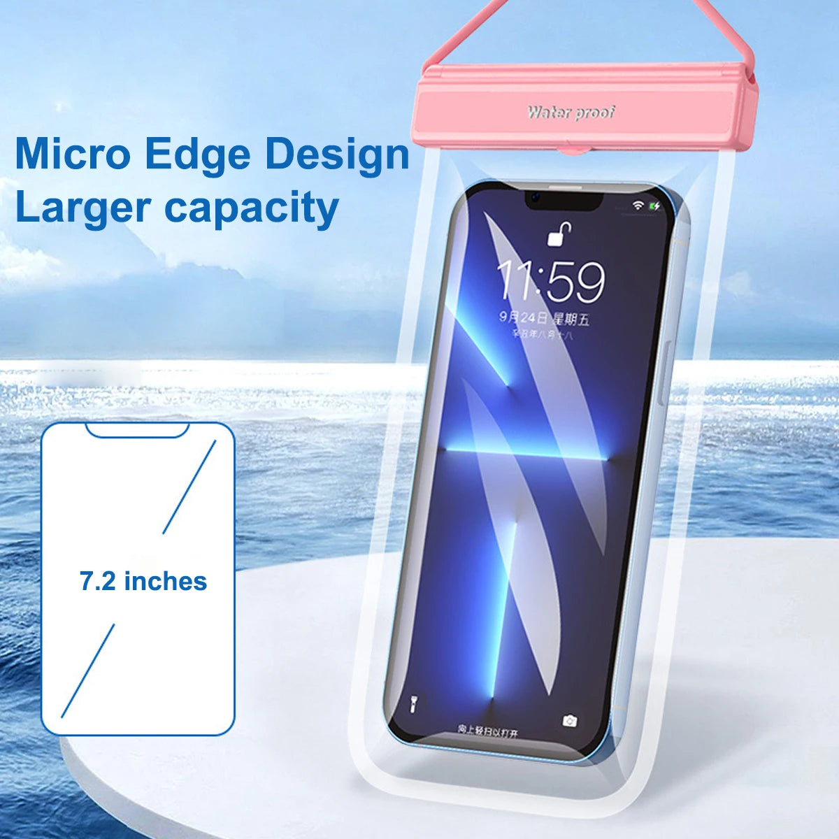 FONKEN Waterproof Phone Case Pouch Bag For iPhone 13 14 Pro Max Case Swimming Dry Bag Underwater Cover Case For Huawei Samsung