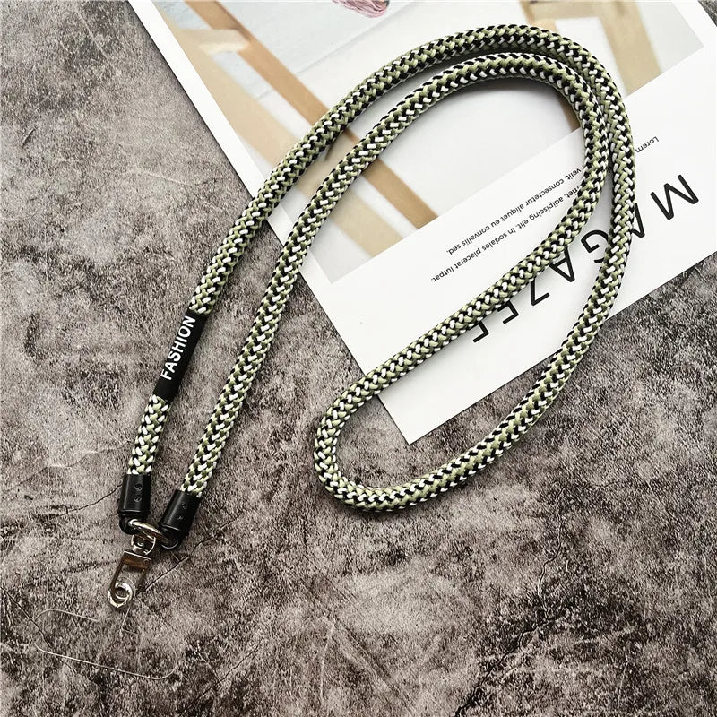 Cell Phone Neck Strap Braided Lanyards Universal Pendant for Mobile Case Lanyard Strap for Phone Charm Upgrade Rope for Keys
