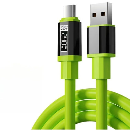 240W USB cable Mobile Phone Fast Charge Type-C cable Quick Data Wire for iPhone 15 16 Mi HUAWEI HONOR Xiaomi USB PD to PD cable