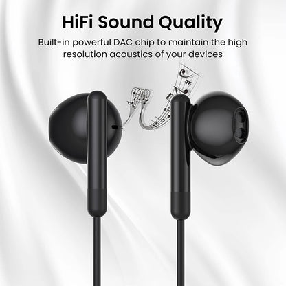 Type-C Wired Headphones  For Samsung Galaxy S24 S23 S22 3.5MM in-Ear Headphone A53 A52 Note 20 USB-C Earphone  HiFi Bass Stereo