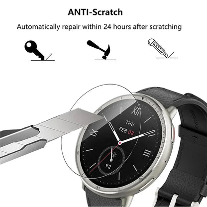 1-3Pcs For Amazfit Active 2 Watch Clear Slim Soft TPU Hydrogel Film For Amazfit Active 2 Screen Protector Curved Soft Edge