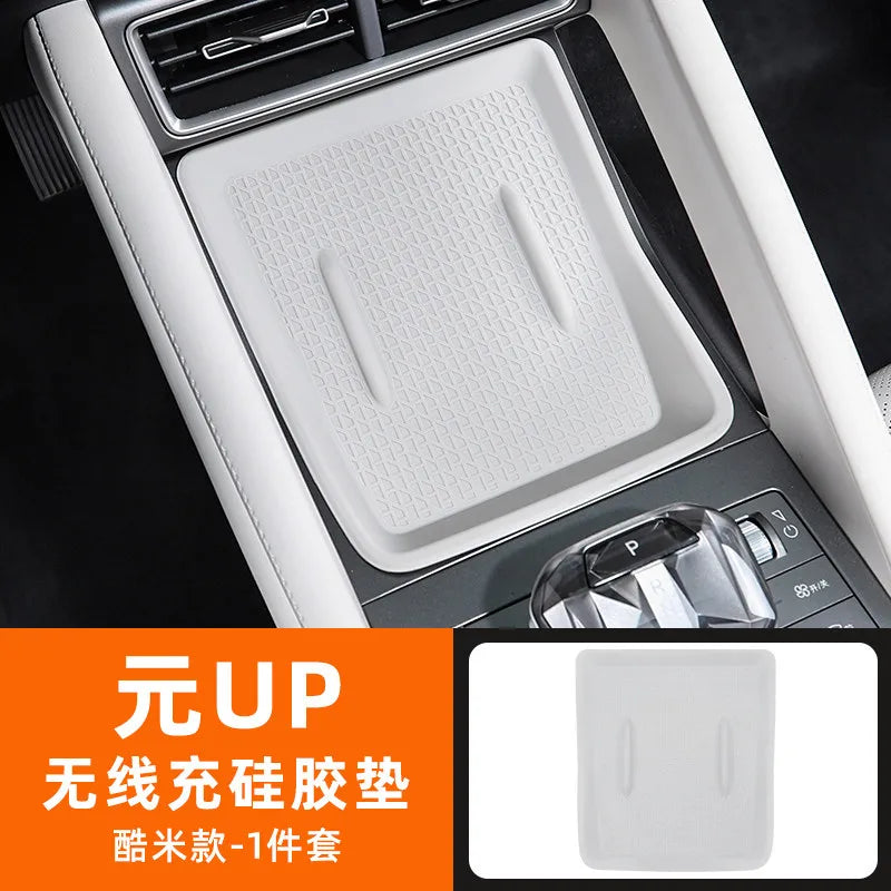 Wireless Charger Silicone Pad For BYD ATTO 2 Accessories 2026/2025,Eco-Friendly Silicone, Anti-Scratch,Function-Friendly