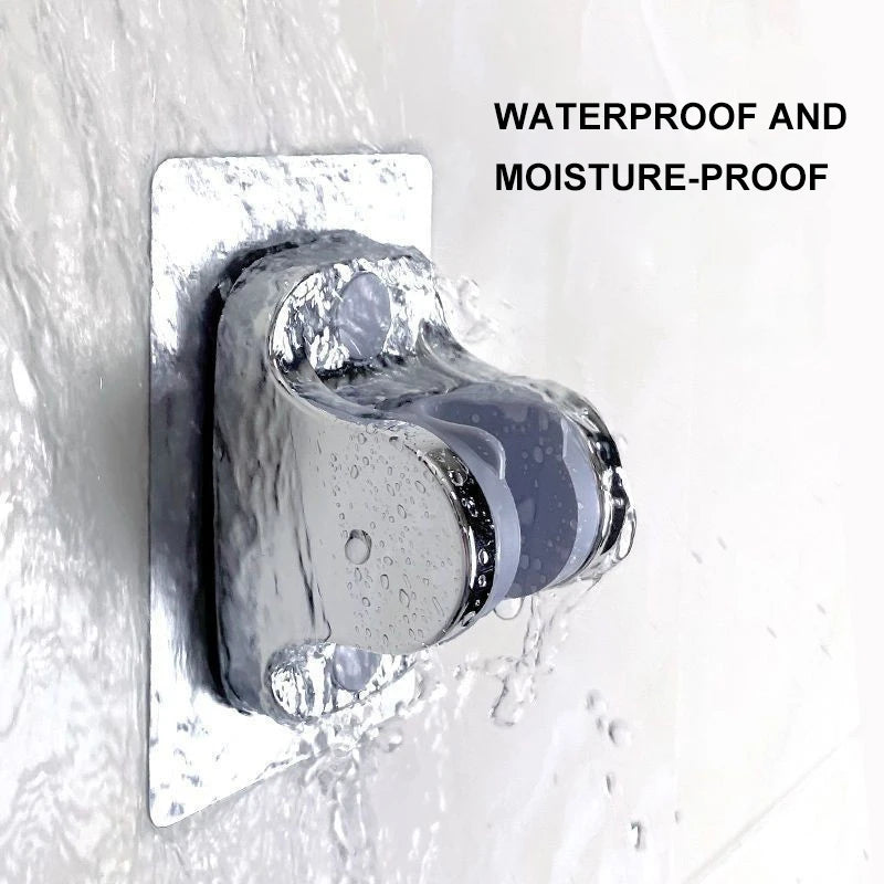 Universal Showerhead Holder Bracket Wall Mounted Punch Free Household Adjustable Shower Self Adhesive Bathroom Accessories