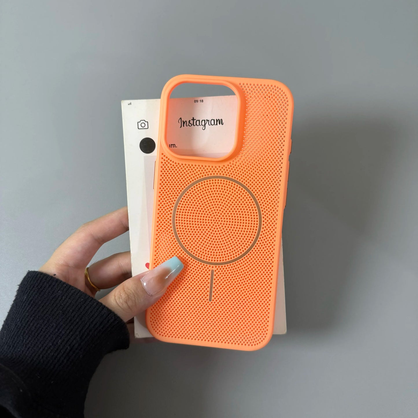 Summer Dopamine Colourway Breathable Case for iPhone 11 12 13 14 15 16 17 Pro Max Plus Ultra Thin Magnetic Charging Hard Cover
