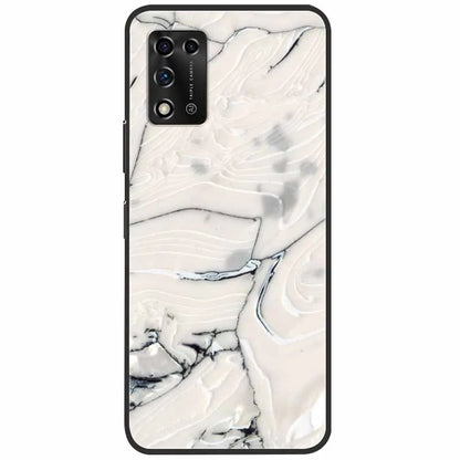 For ZTE Libero 5G II Case Marble Soft Silicone Protective Back Covers for ZTE Libero 5G III A202ZT 2022 5GIII Flower Coque TPU