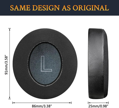 Cooling Gel Earpads for Anker Soundcore Life Q30/Q35 Headphones, Ear Pads Cushions with Ice Silk Fabric  Replacement