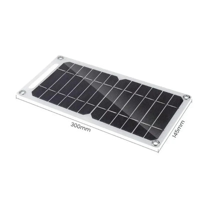 Portable Battery Mobile Phone Charging Bank Charging Panel 6.1V 35W Solar Panel With USB Waterproof Outdoor Hiking And Camping
