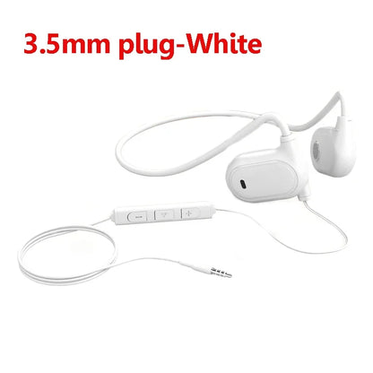 Open Ear Wired Headphones Air Conduction Gaming Headset 3.5mm Type-c USB Plug Stereo Earphones for Computer Laptop Mobile Phone