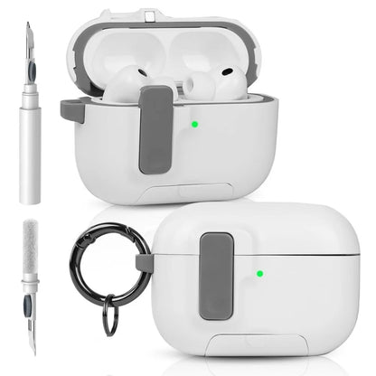 For AirPods Pro 3 Case Full Body Shockproof Protective Mobile Phone Holder Style Earphone Case with Cleaner Kit For AirPods Pro3