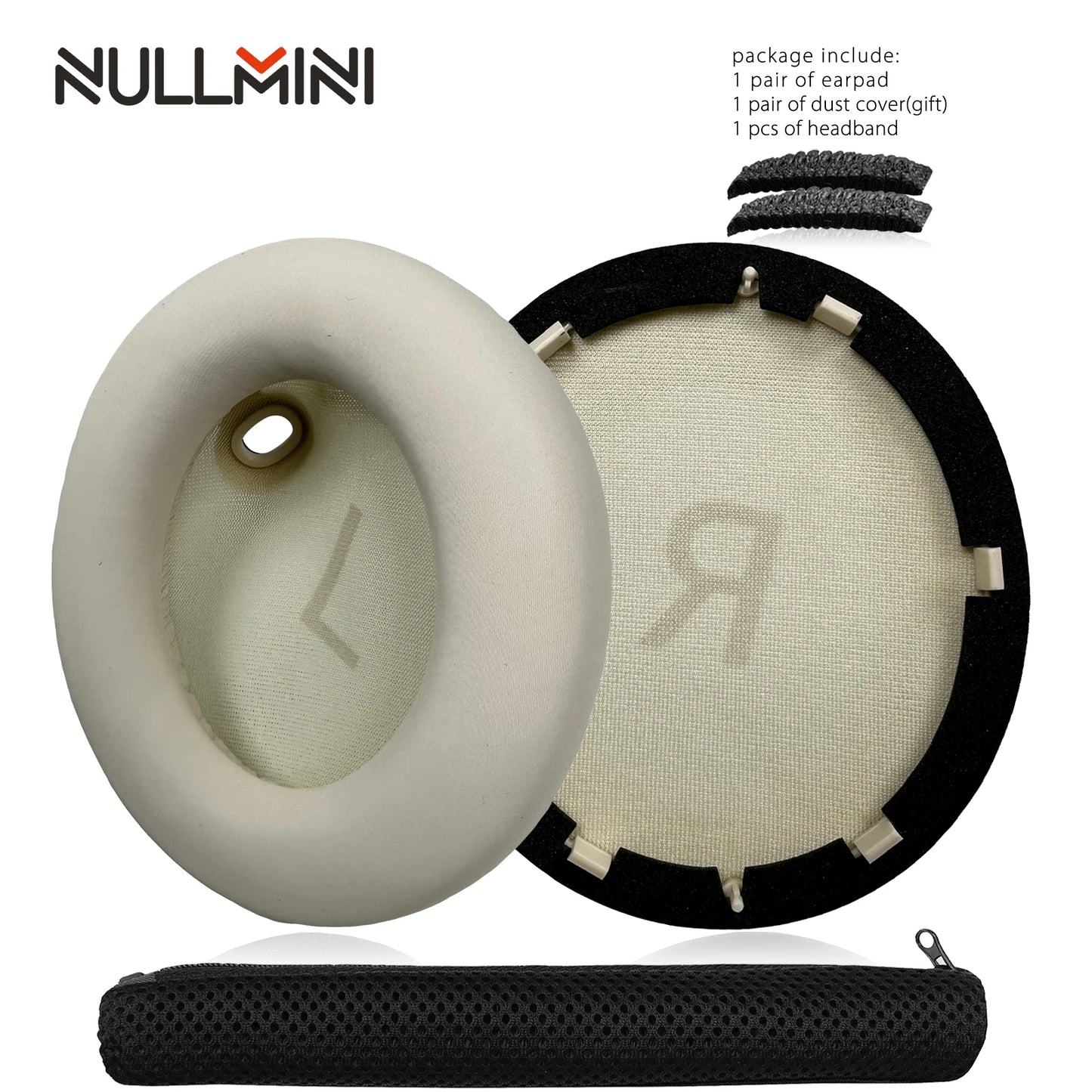 NullMini Replacement Earpads for Anker Soundcore Space One, S1, S-1 Headphones Headband Ear Cushion Earmuff Sleeve Headset