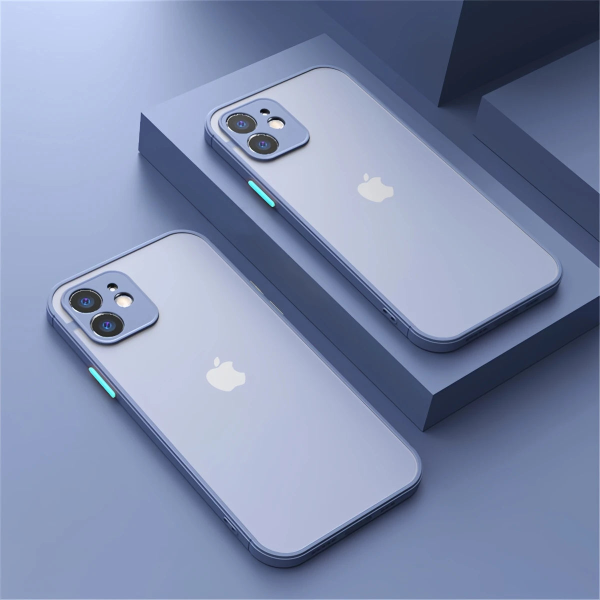 Luxury Matte Transparent Phone Case For iPhone 17 Air 16 E 15 14 13 12 11 Pro Max Plus Mini Silicone Clear Hard PC Back Cover