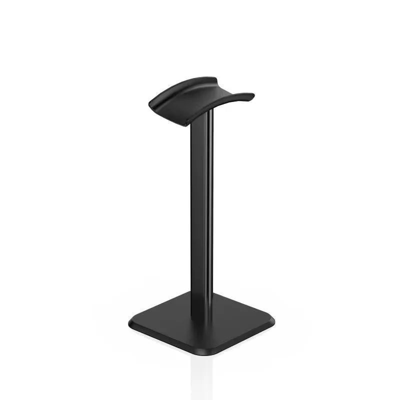 Black Universal Aluminum Alloy Headphone Stand Durable Desktop Gaming Headset Holder Multimedia Accessory for Earphones