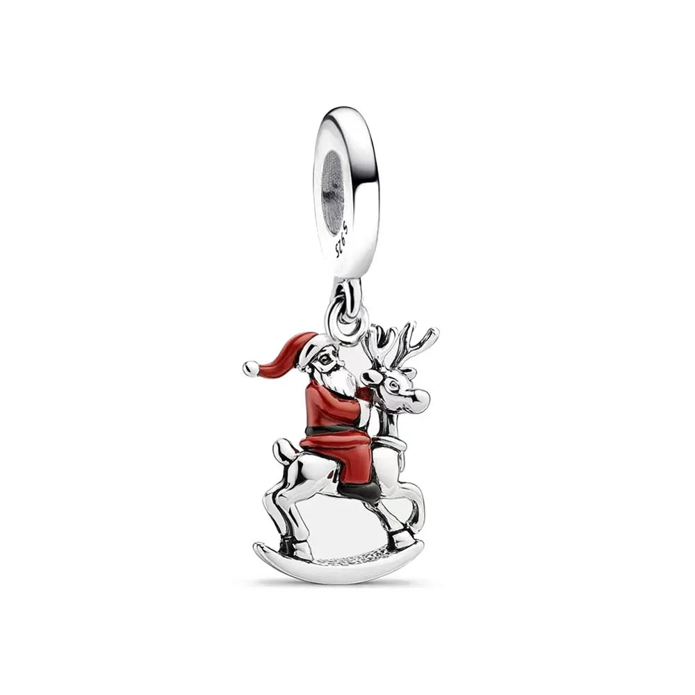 Fashionable 925 Silver Cartoon Beads Compatible with European Bracelet Koala Rabbit Mouse Princess Anime Beads DIY Jewelry Gift