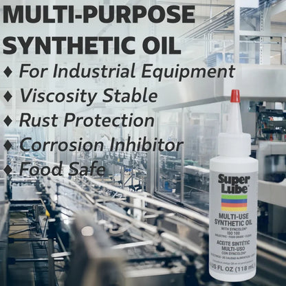 Super Lube 51004 Synthetic Oil ISO 100 NSF H1 Food Grade Lubricant Oil for Keyboard Switch Gear Bearing Plastic Safe 20ml 50ml