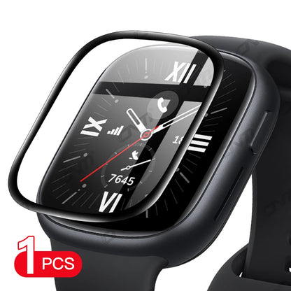 20D Screen Protector for Honor Watch 4 Flexible Soft Anti-scratch Protective Film Honor Watch4 Full Coverage Film Accessories